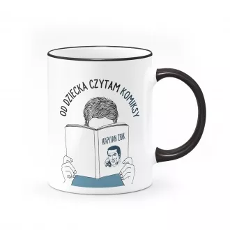 Kubek "Od dziecka czytam komiksy"