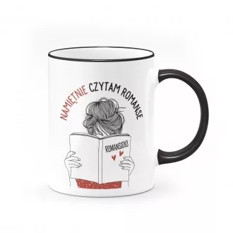 Kubek "Namiętnie czytam romanse"