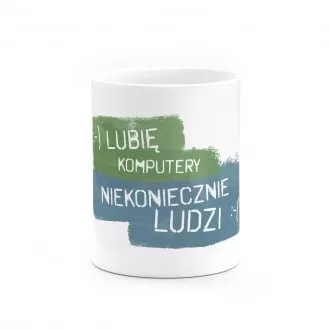 Kubek "Lubię komputery"
