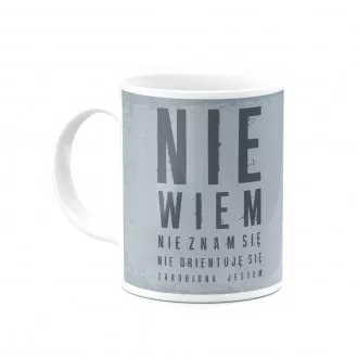 Kubek "Nie wiem" wersja damska
