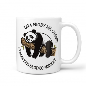 Kubek "Tata nigdy nie chrapie"