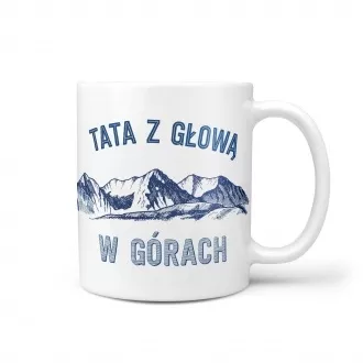 Kubek "Tata z głową w górach"