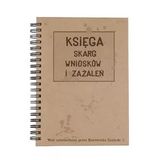 Notes "Księga skarg, wniosków i zażaleń"