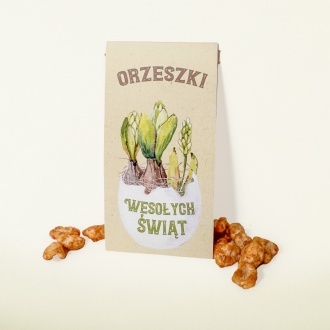 Wielkanocny upominek - orzeszki w owijce