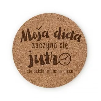 Podkładka pod kubek "Moja Dieta"