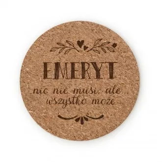 Podkładka pod kubek "Emeryt"