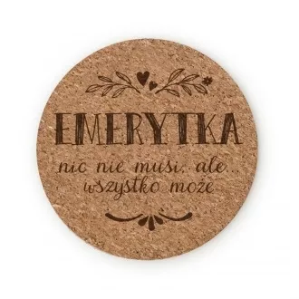 Podkładka pod kubek "Emerytka"