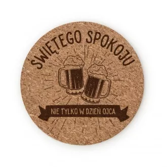 Podkadka korkowa dla taty "witego spokoju"