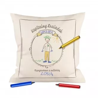 Poduszka "Portret Dziadka"