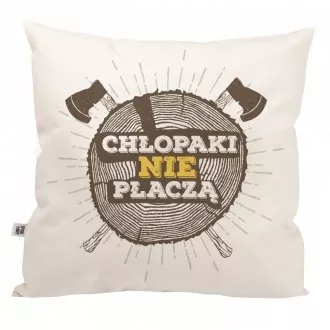Poduszka "Chłopaki nie płaczą"