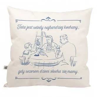 Poduszka "Makatka. Tata jest kochany"