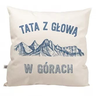 Poduszka "Tata z gow w grach"