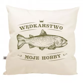 Poduszka "Wędkarstwo moje hobby"