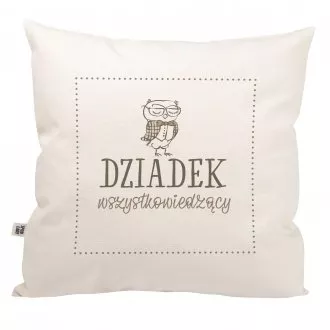 Poduszka "Dziadek wszystkowiedzcy"