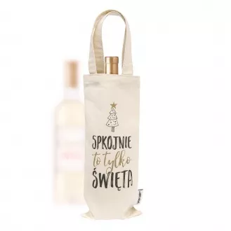 Torebka na alkohol "Spokojnie, to tylko święta"