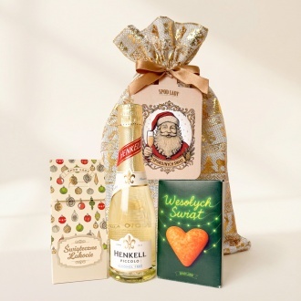 Zoty woreczek witeczny Piernik, Henkell i akocie