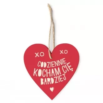 Zawieszka "Codziennie kocham"