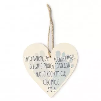 Zawieszka "Tato wiem, e kochasz mnie"