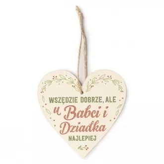 Zawieszka "U babci i dziadka najlepiej"