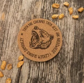 Podkadka korkowa Tata niedwied