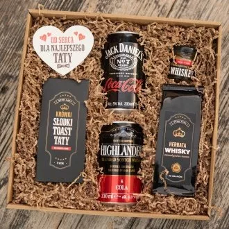 Podwójna whisky z colą dla Taty
