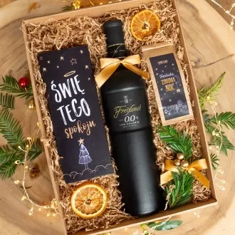 Zestaw Życzenia Świętego Spokoju z winem bezalkoholowym