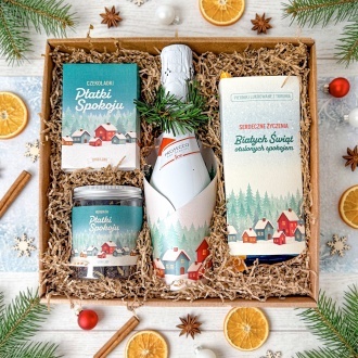 Zestaw witeczny w bieli z Prosecco Ice