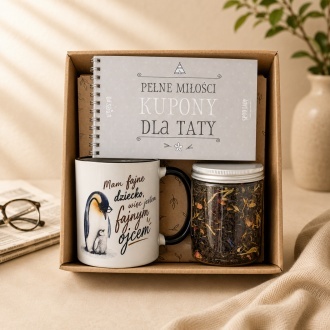 Zestaw dla Taty z kubkiem i kuponami pe�nymi mi�o�ci