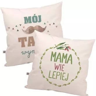 Zestaw poduszek "Mama i Tata"