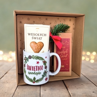 Zestaw "witego Spokoju z kubkiem i herbat"
