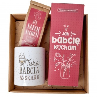 Zestaw "Babcia to skarb" z kubkiem do wyboru