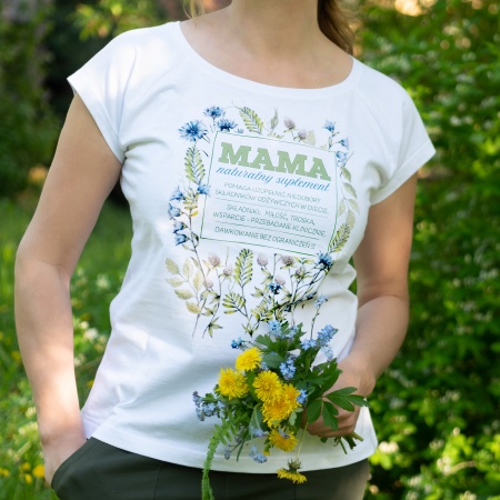 Koszulka damska biaa Mama suplement