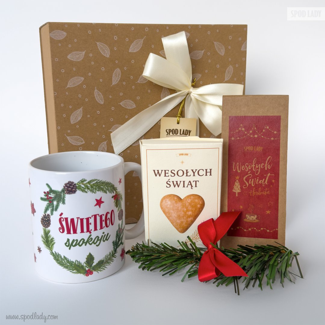 Zestaw "witego Spokoju z kubkiem i herbat"