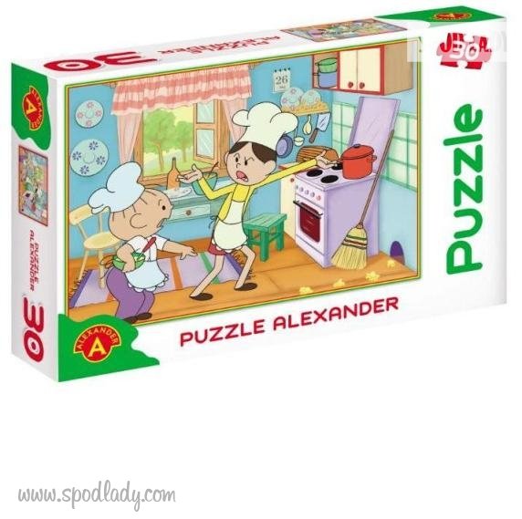 Puzzle Bolek i Lolek "Mysz w kuchni"