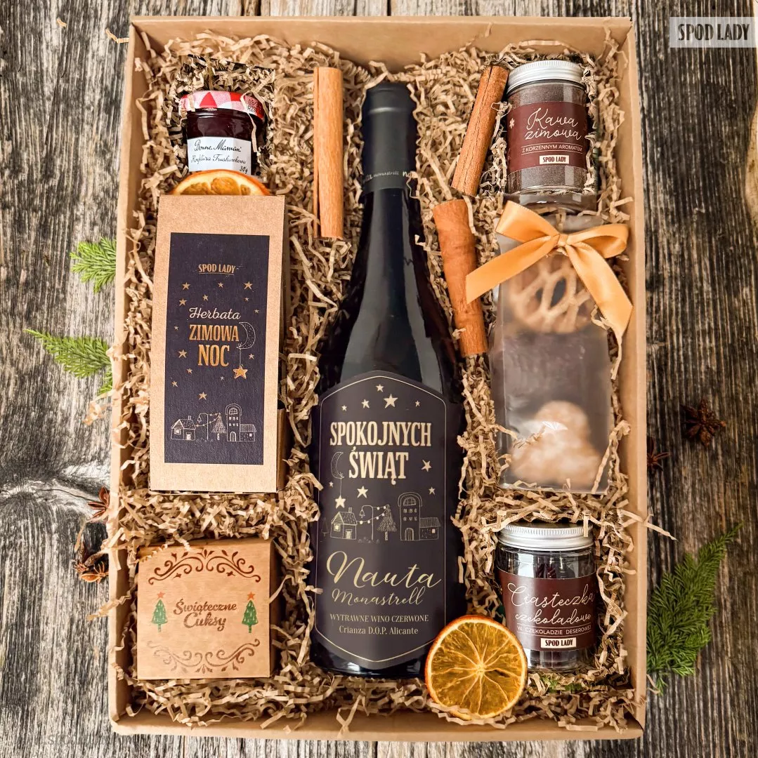 Zestaw Moc �wi�tecznych delikates�w i czerwone