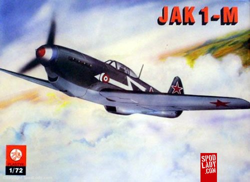 Samolot Jak 1-M model plastikowy