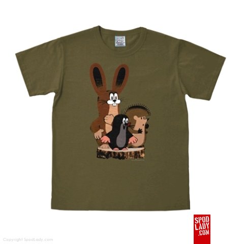 T-shirt unisex "Krecik i przyjaciele" 