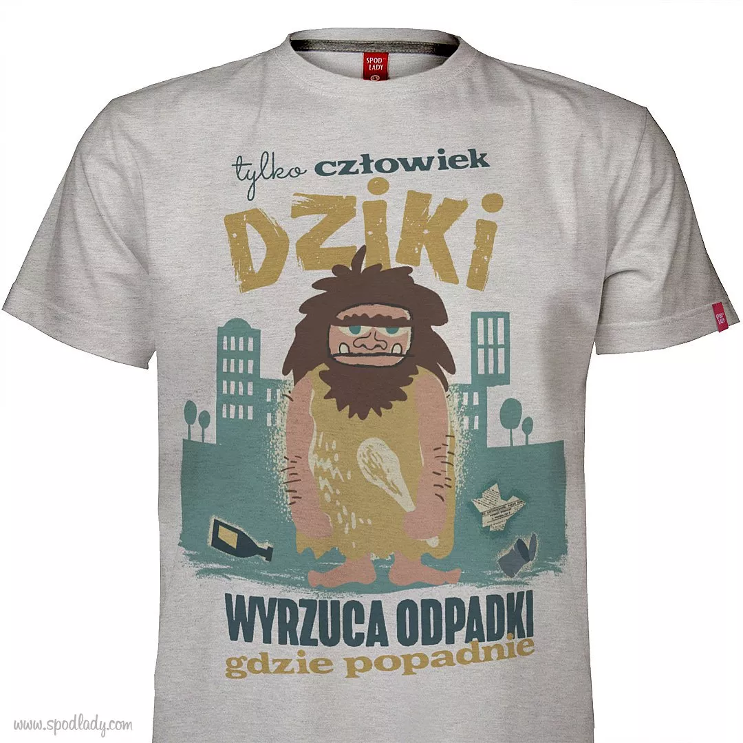 Koszulka mska "Dziki czowiek"