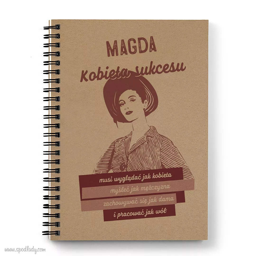 Notes "Kobieta sukcesu" z imieniem