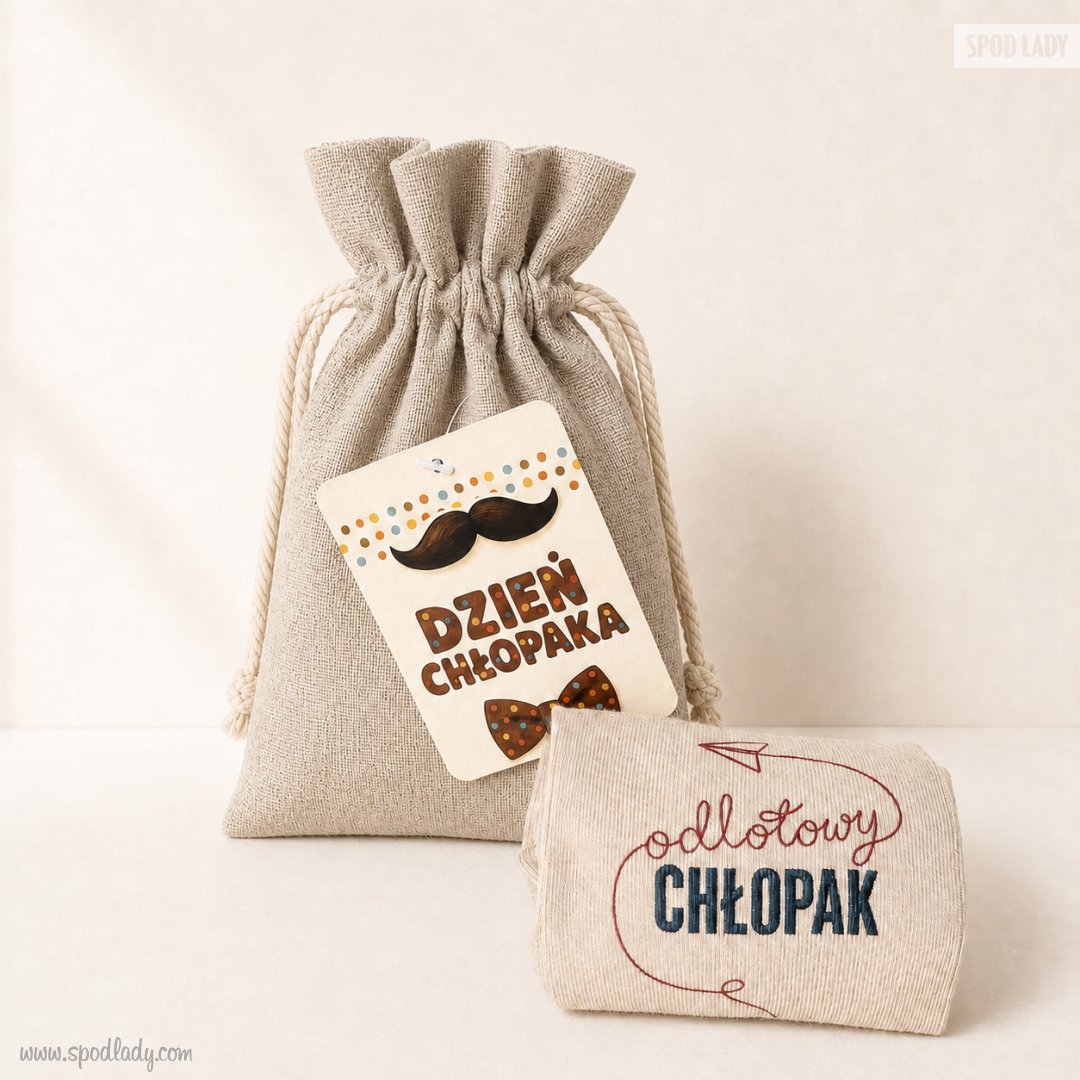 Skarpety w woreczku dla "Odlotowego Ch�opaka"