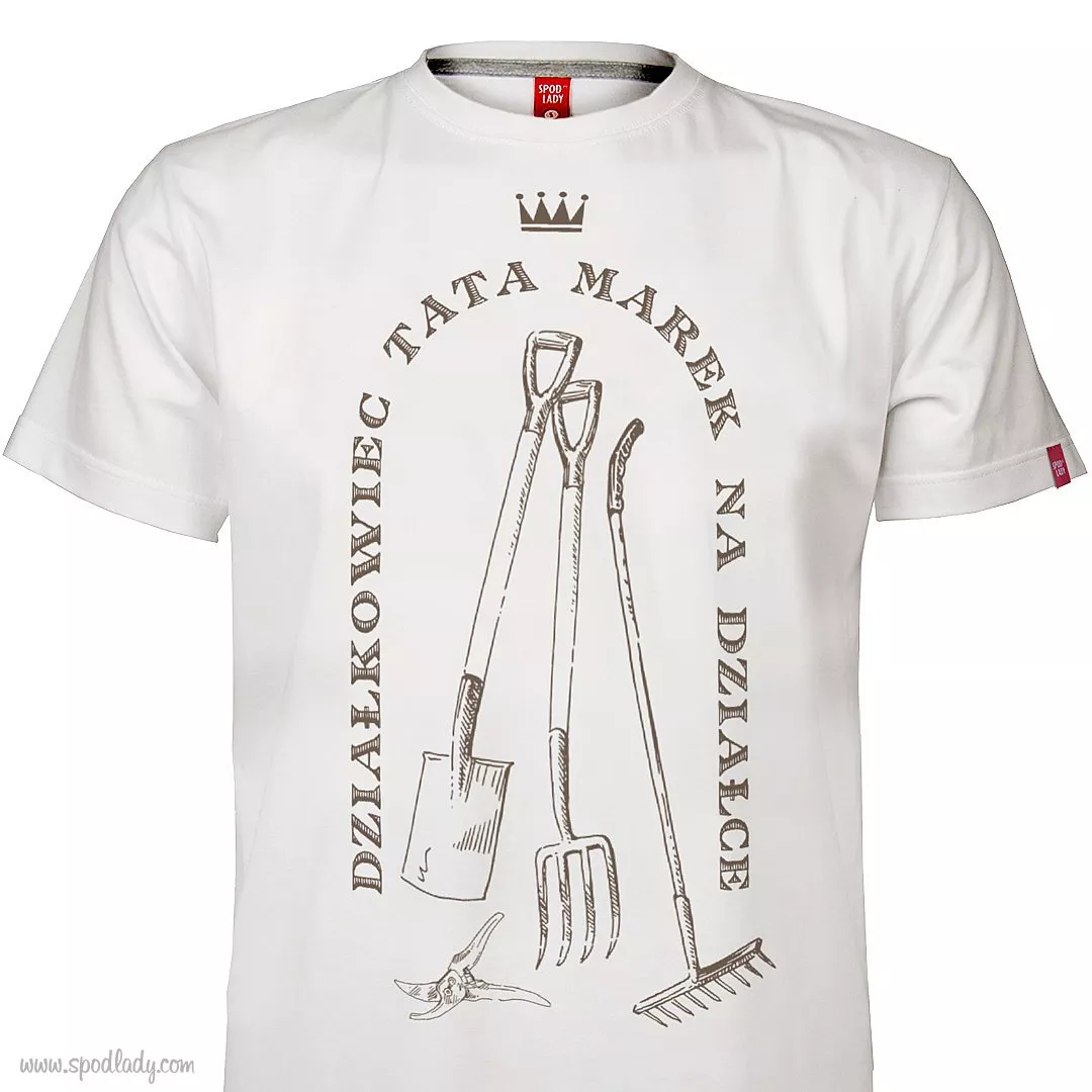 Personalizowana koszulka męska "Działkowiec" 