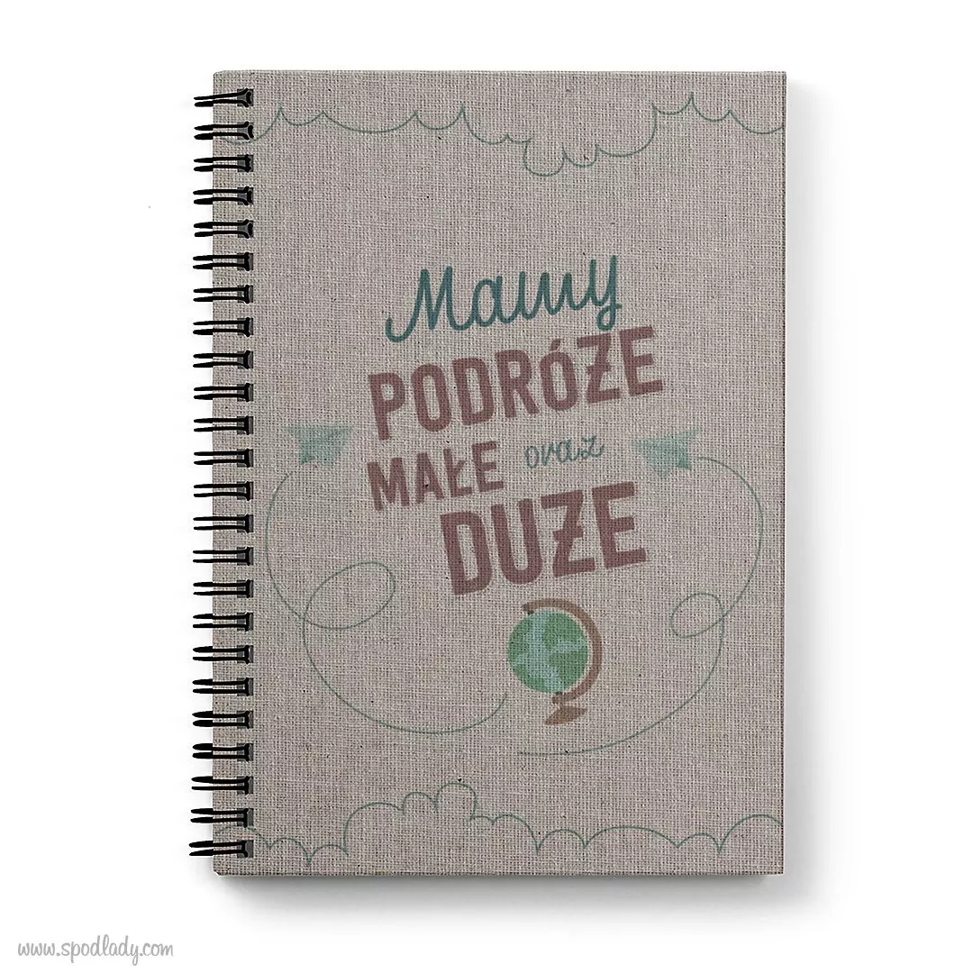 Personalizowany notatnik "Podre mae oraz due"