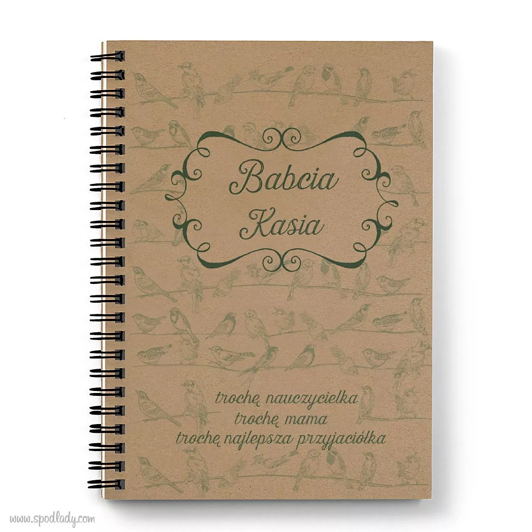 Personalizowany notes "Babcia"