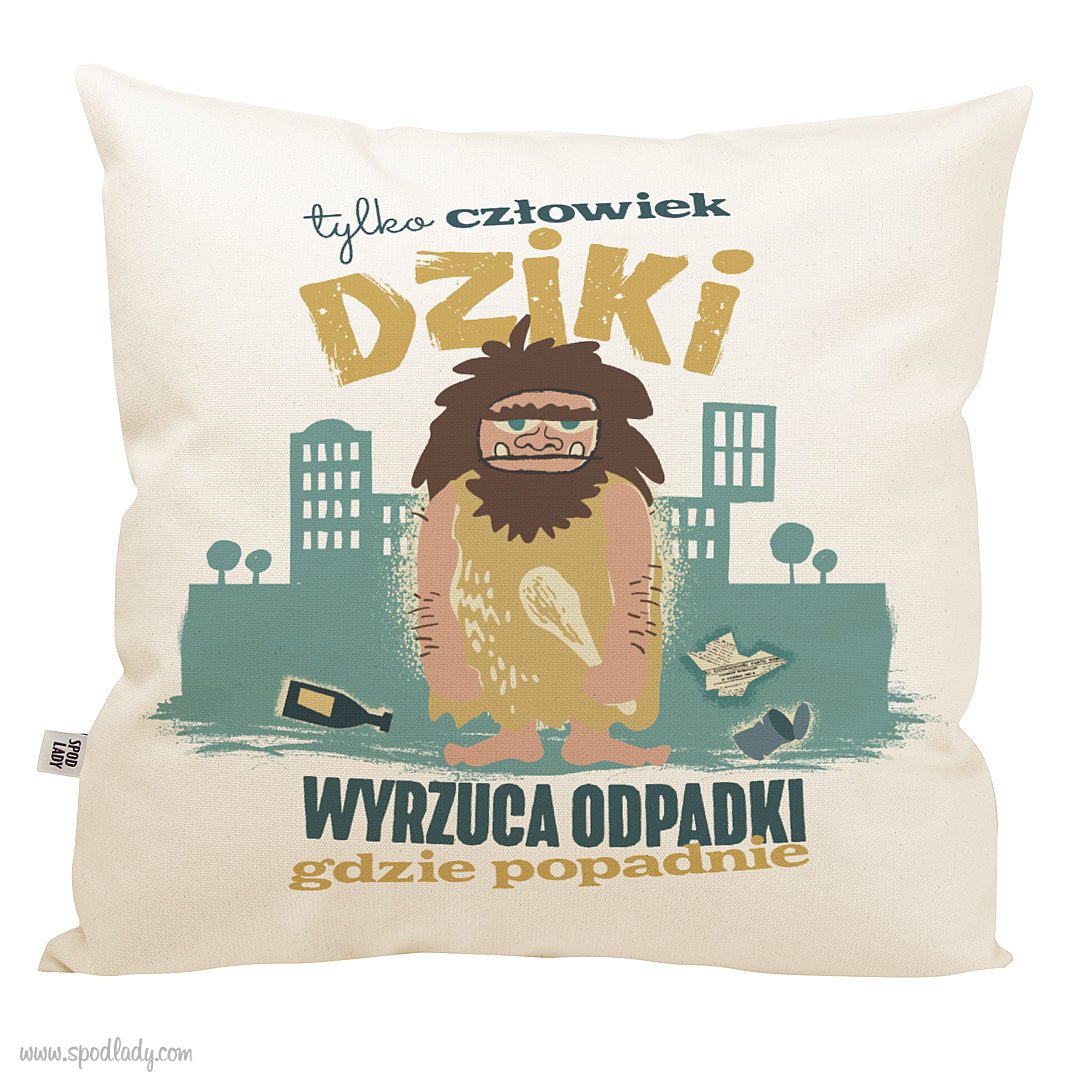 Poduszka "Czowiek dziki"