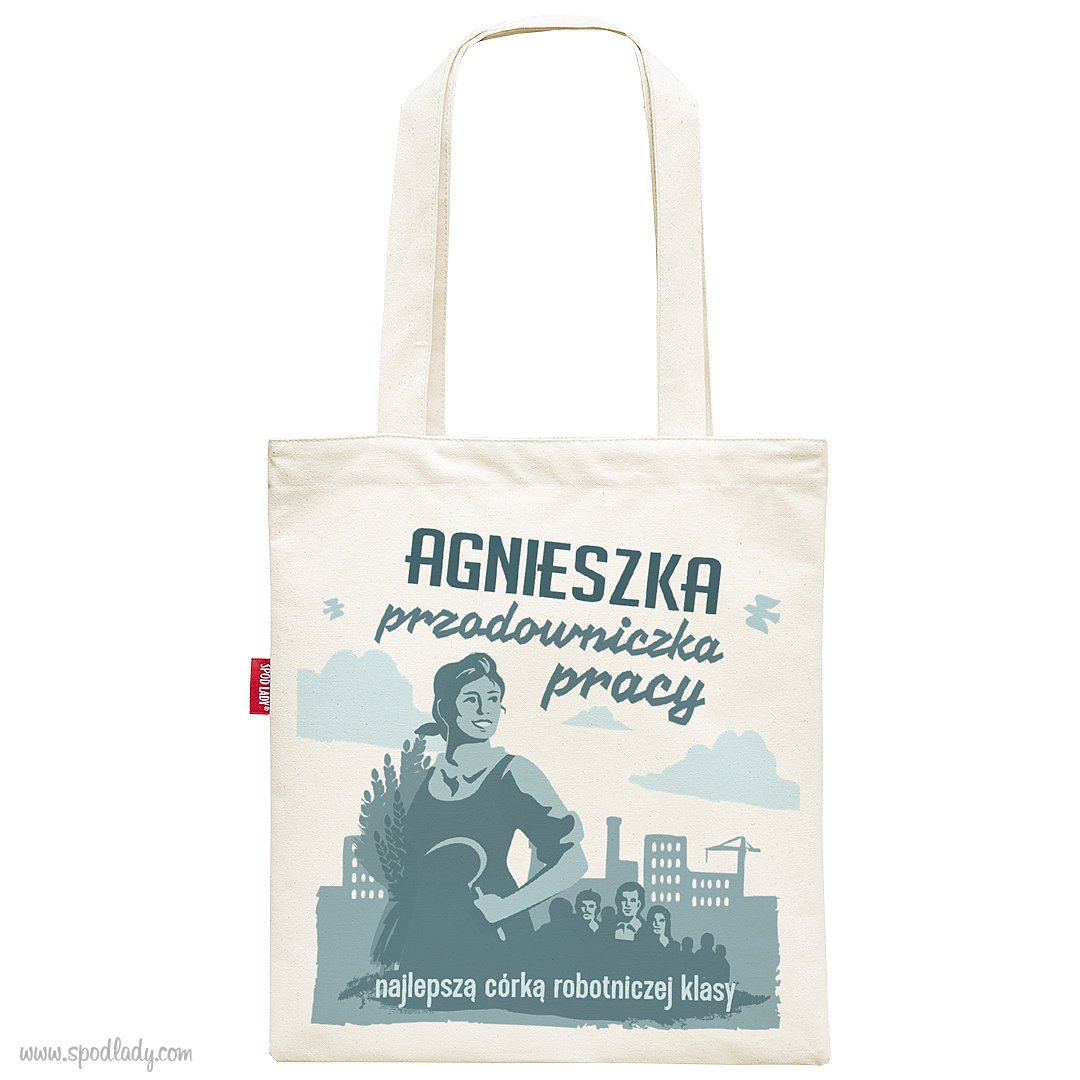 Torba "Przodowniczka pracy" z imieniem