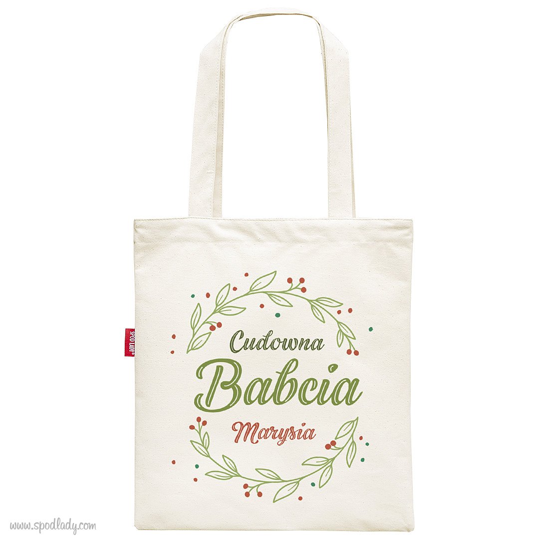 Torba z imieniem "Cudowna babcia"