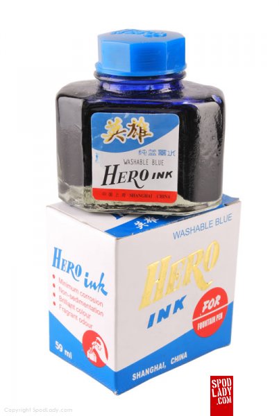 Atrament niebieski do pi�r chi�skich