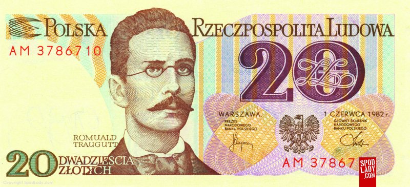 Element - Reprint banknotu 20 z