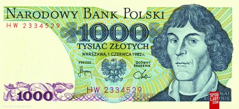 Element - Reprint banknotu 1000 z