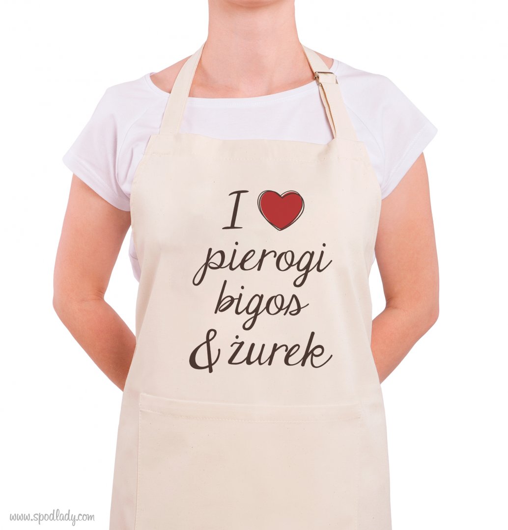 Fartuch "I love pierogi"